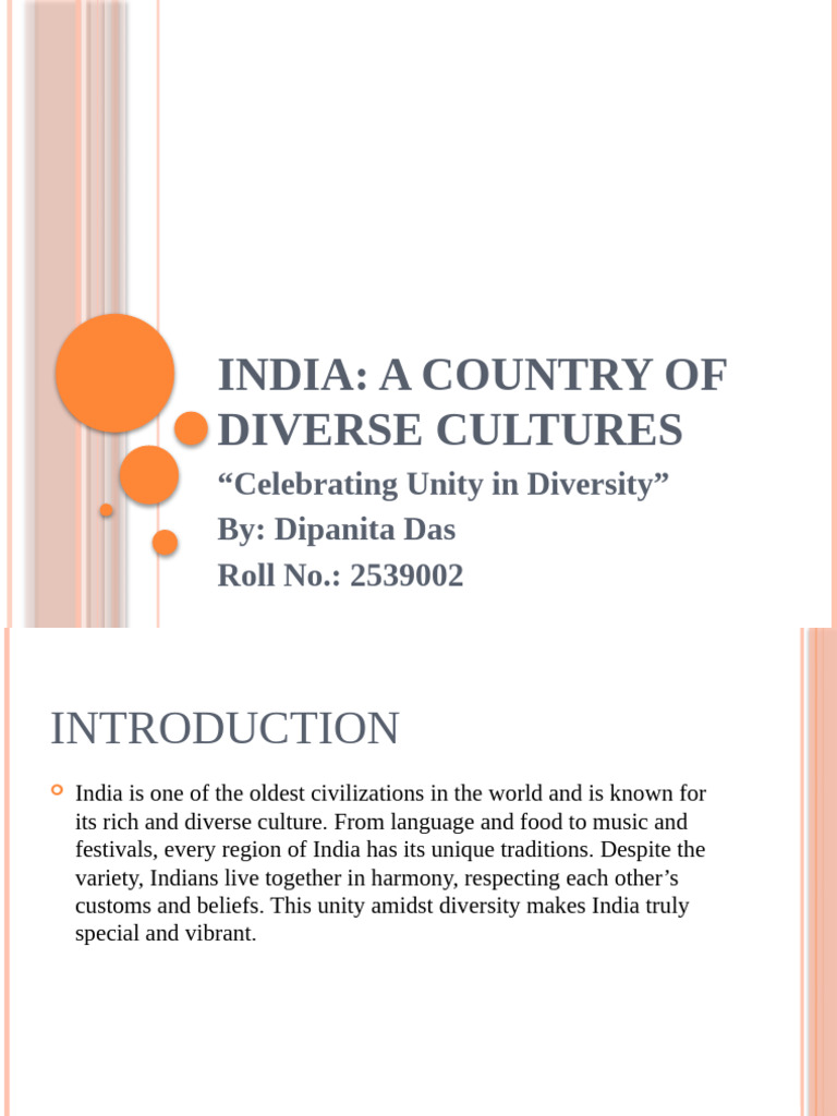 India's Cultural Diversity Explained | PDF