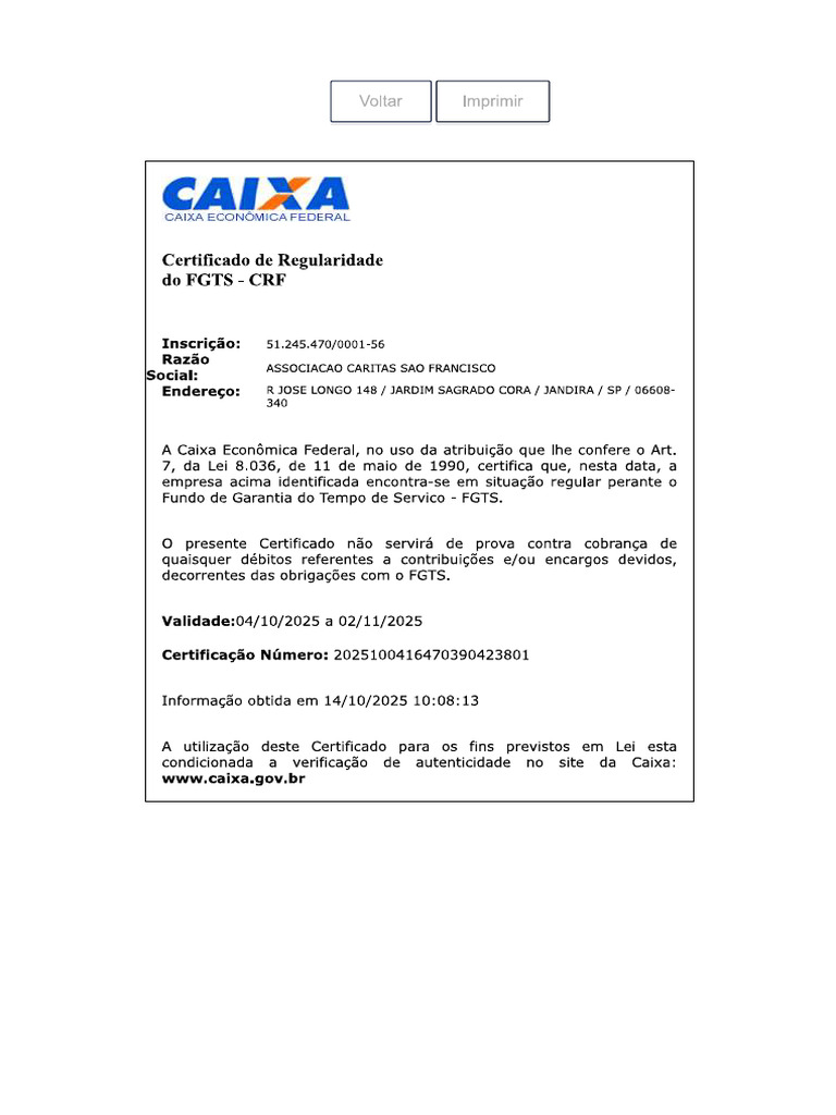 Certifica Do | PDF