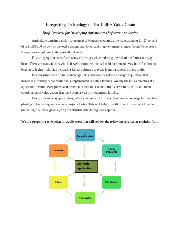 Agribusiness Software for Coffee Value Chain | PDF | Agriculture | Farmer