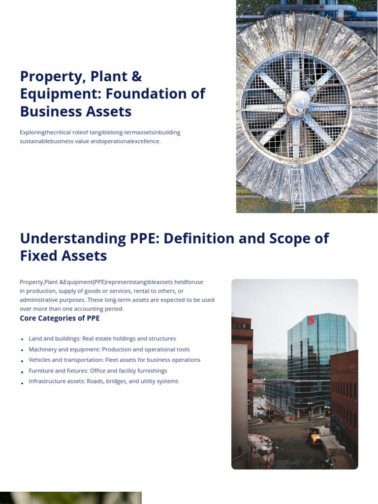 Understanding Property, Plant & Equipment | PDF | Depreciation ...