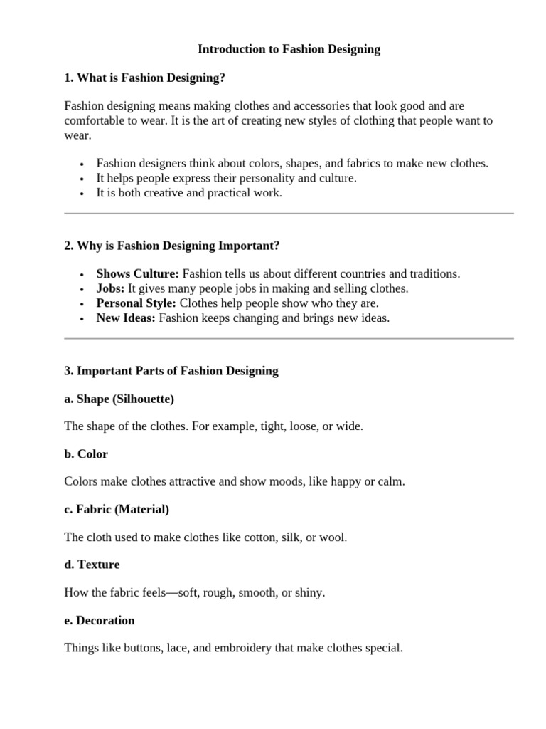 IFD-UNIT 1 TO 5 (2025) | PDF | Color | Fashion