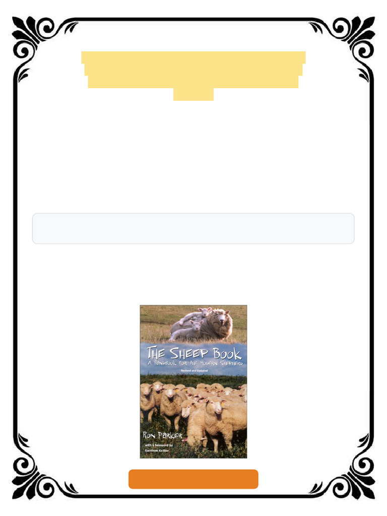 Sheep Book Handbook For The Modern Shepherd Revised Updated 1st Edition ...