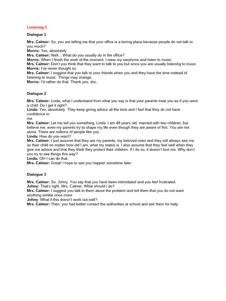 Conversations on Communication and Support | PDF