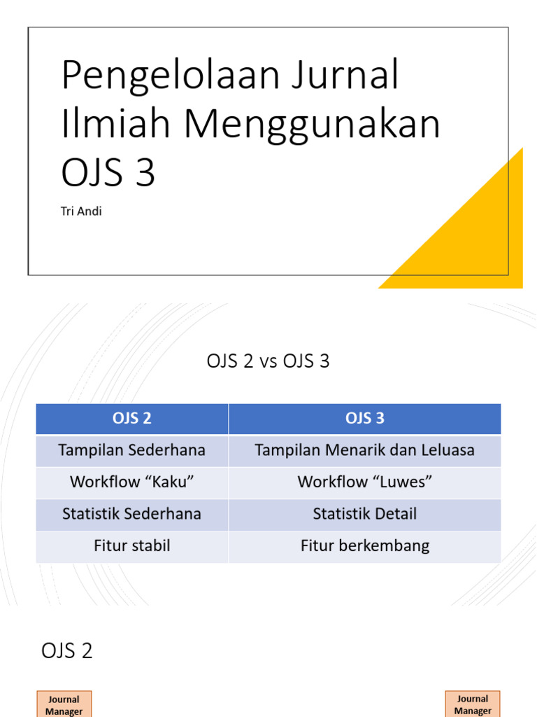 Perbandingan OJS 2 dan OJS 3 | PDF | Copy Editing | Publishing