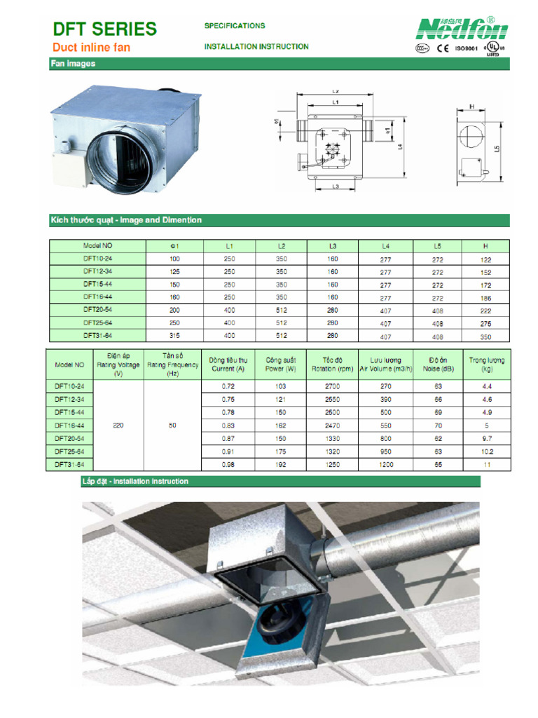 Duct Inline Fan 1 | PDF