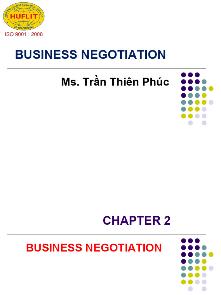Business Negotiation Strategies Guide | PDF | Negotiation