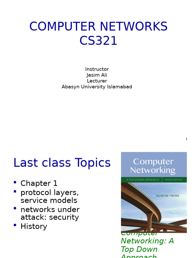 Computer Networking: Application Layer Overview | PDF | Transmission ...