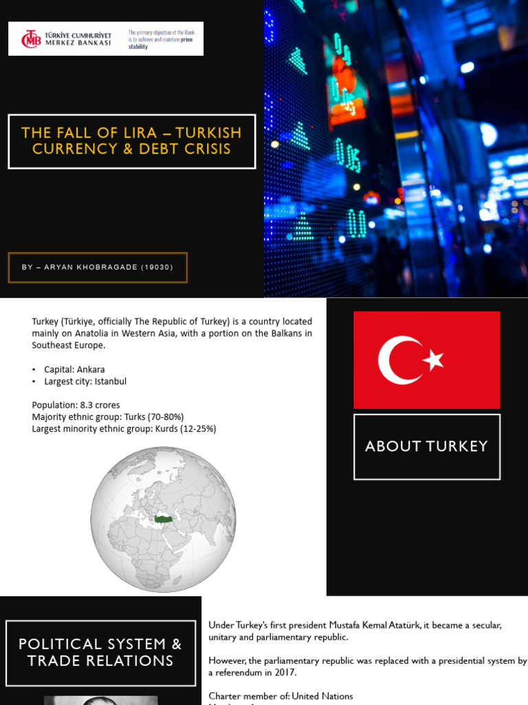 Currency & Debt Crisis in Turkey - If PPT | PDF | Turkey | Inflation