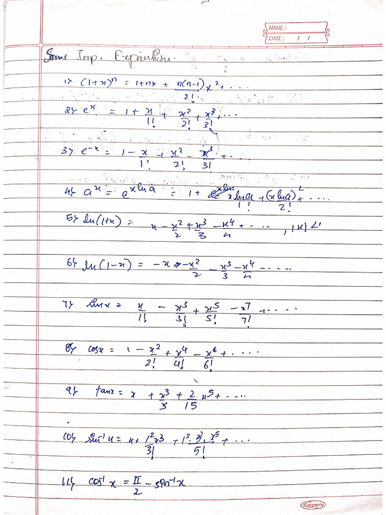Limits notes | PDF