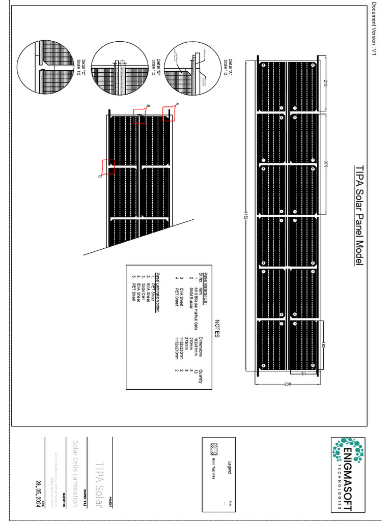TIPA Solar Panel Assembly Guide | PDF | Renewable Electricity ...