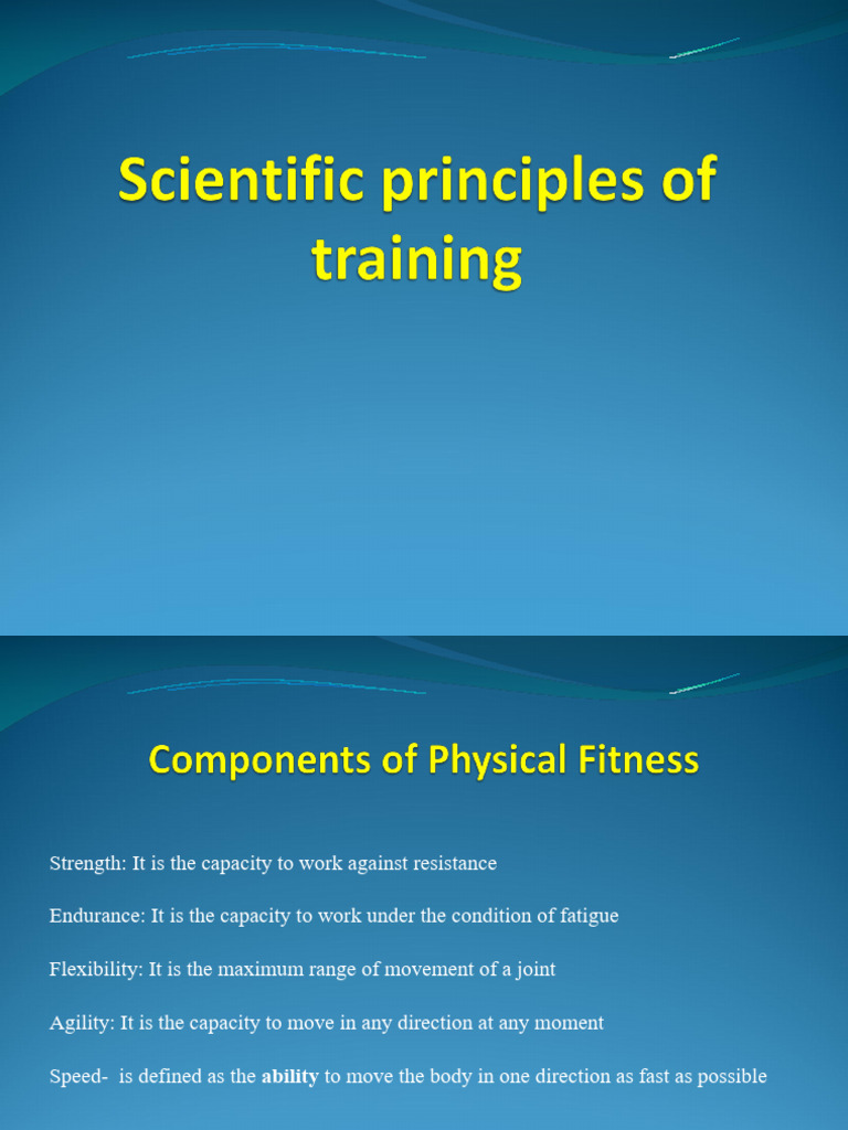 Key Principles of Athletic Training | PDF | Flexibility (Anatomy ...