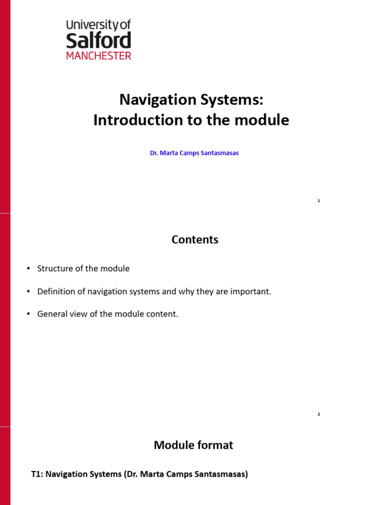 Overview of Navigation Systems Module | PDF | Radio | Radio Propagation