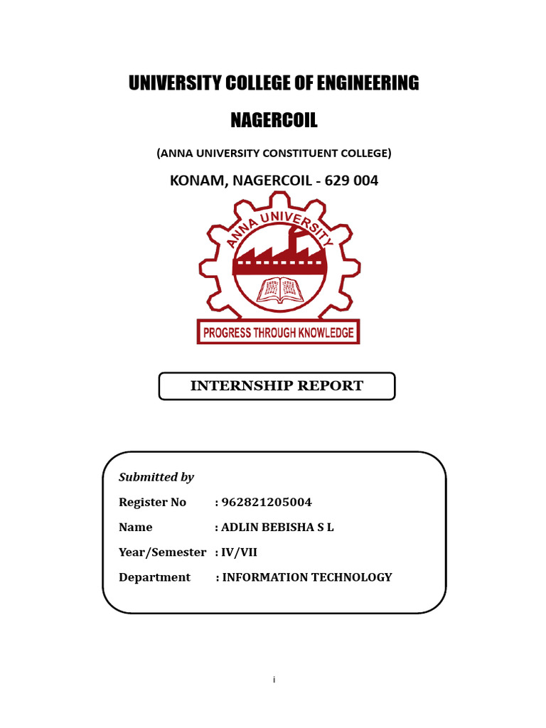 Full Stack Java Development Internship Report | PDF | Html Element | Html