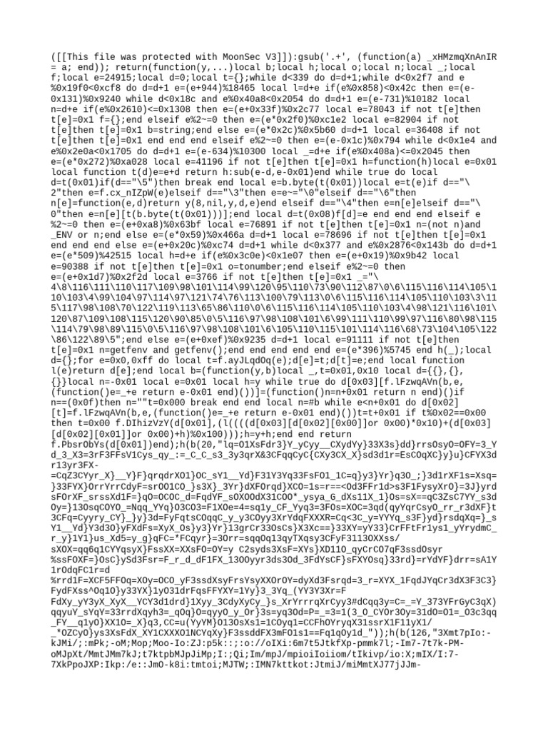 MoonSec V3 Protection Analysis | PDF