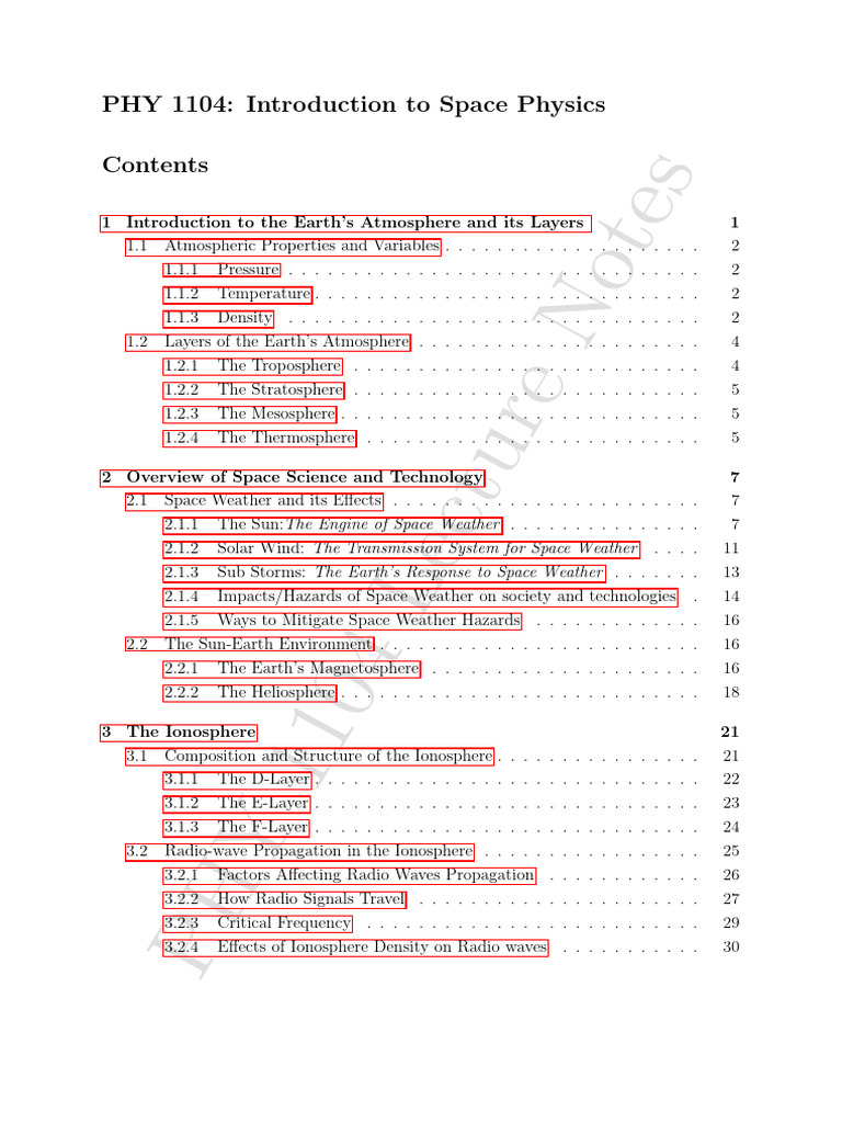 Introduction to Space Physics Concepts | PDF | Atmosphere Of Earth | Sun