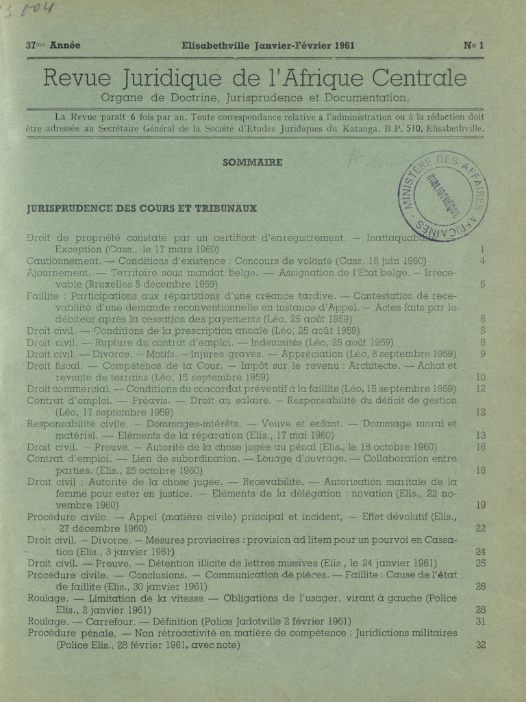 RJCB 1961 | PDF