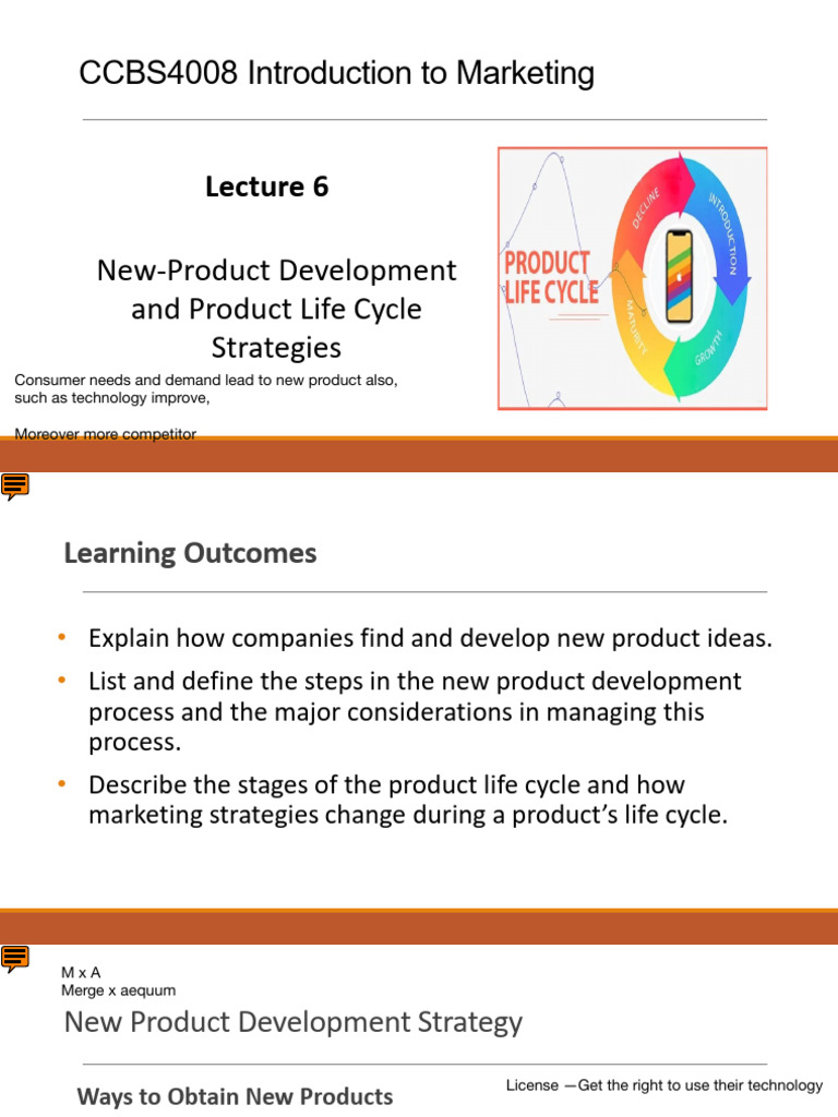 L6 New Product Development and Product Life Cycle Strategies ...