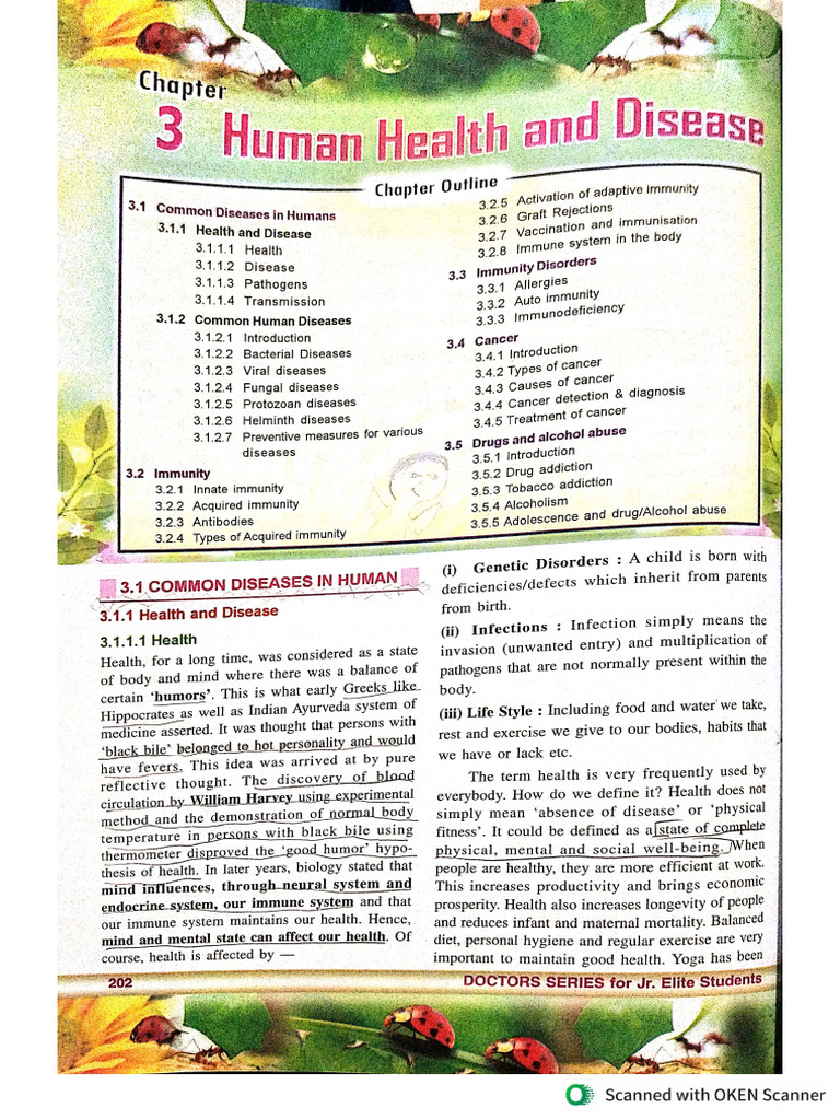 Human Health and Disease | PDF