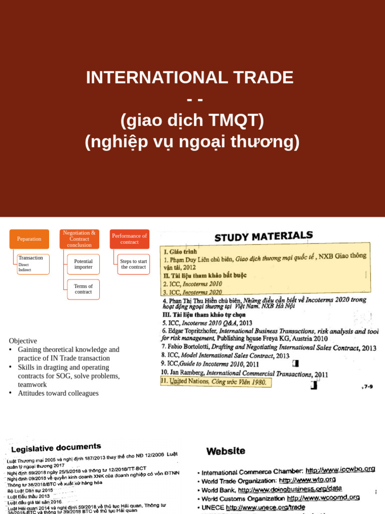 International Trade | PDF | Business | Trade