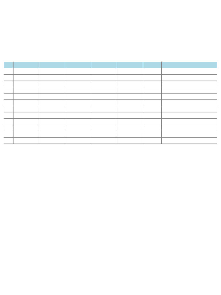 PE Class Scoring Sheet Template | PDF