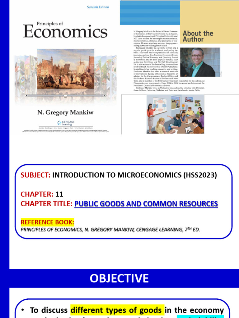 Public Goods and Common Resources Explained | PDF | Goods | Public Good