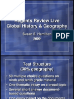 Regents Review Live Global History & Geography: Susan E. Hamilton 2009