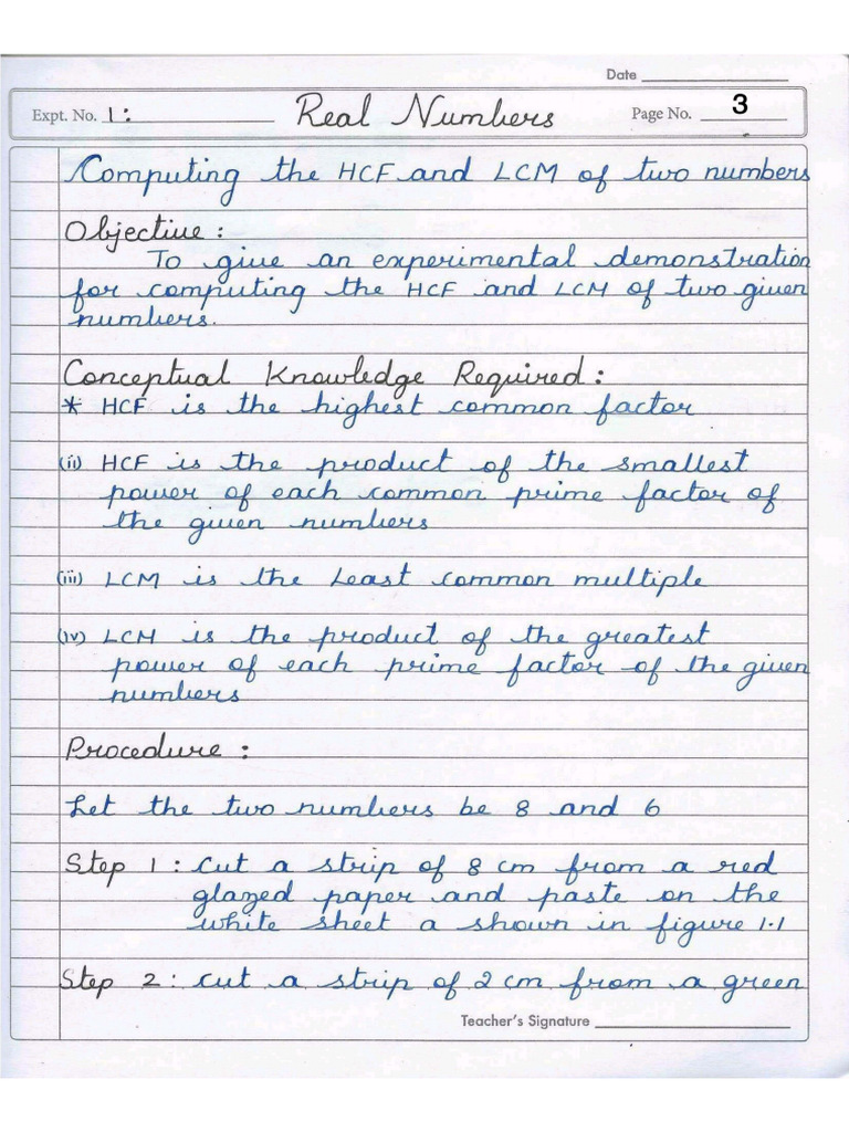 Grade X - Lab Manual | PDF