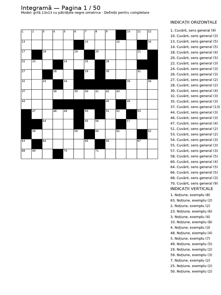 Integrame 50 Format Sample | PDF