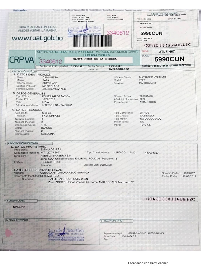 Copia de 17. DC - Ruat Tata 5990 Cun | PDF