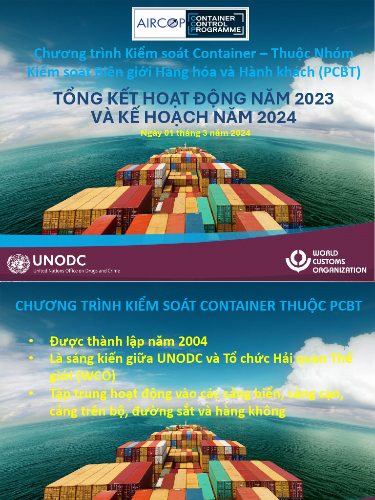 FINAL - PCBT Presentation at Planning Meeting - 01 March 2024 - VN | PDF