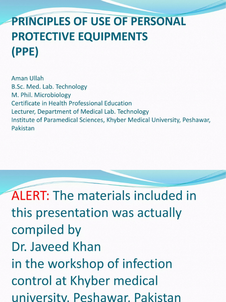 Personal Protective Equipment PPE | PDF