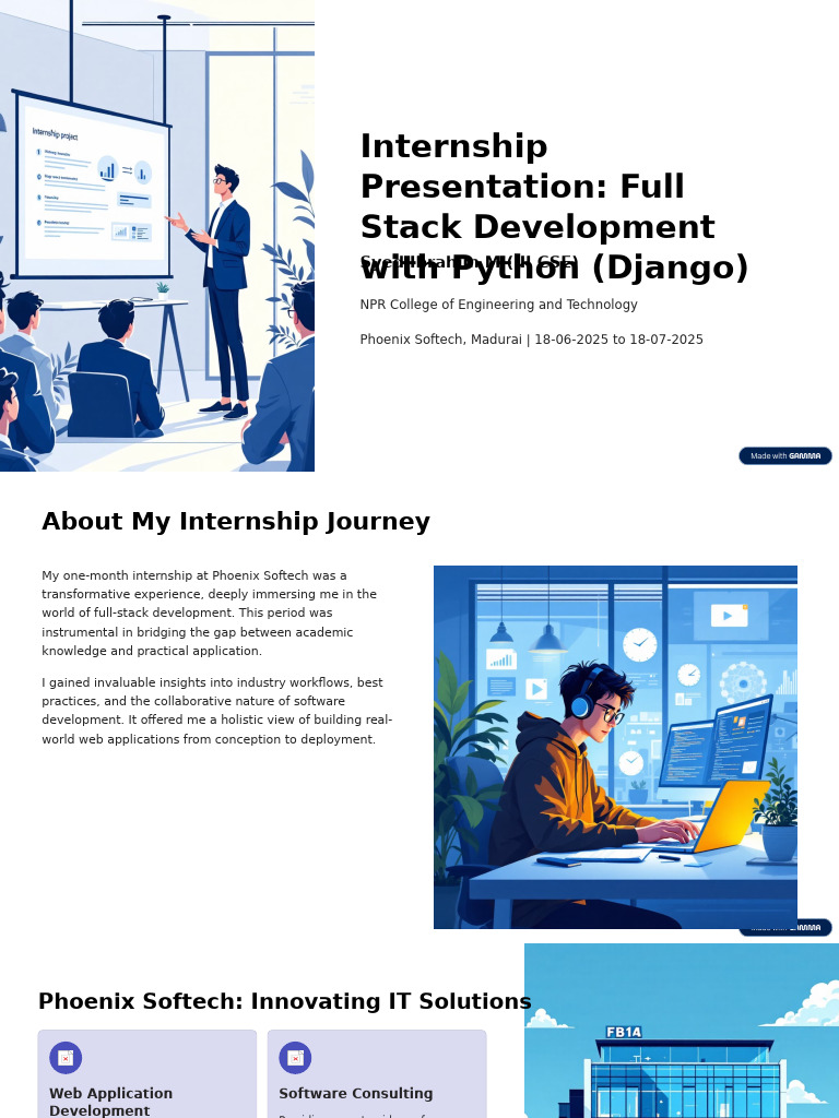 Full Stack Development Internship Insights | PDF | Databases | User ...