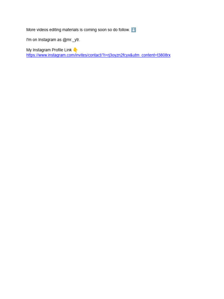 Mr. YTR | PDF
