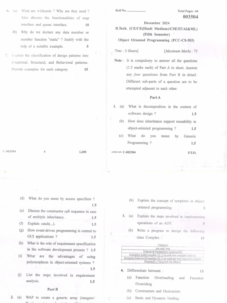 2024 Oops | PDF
