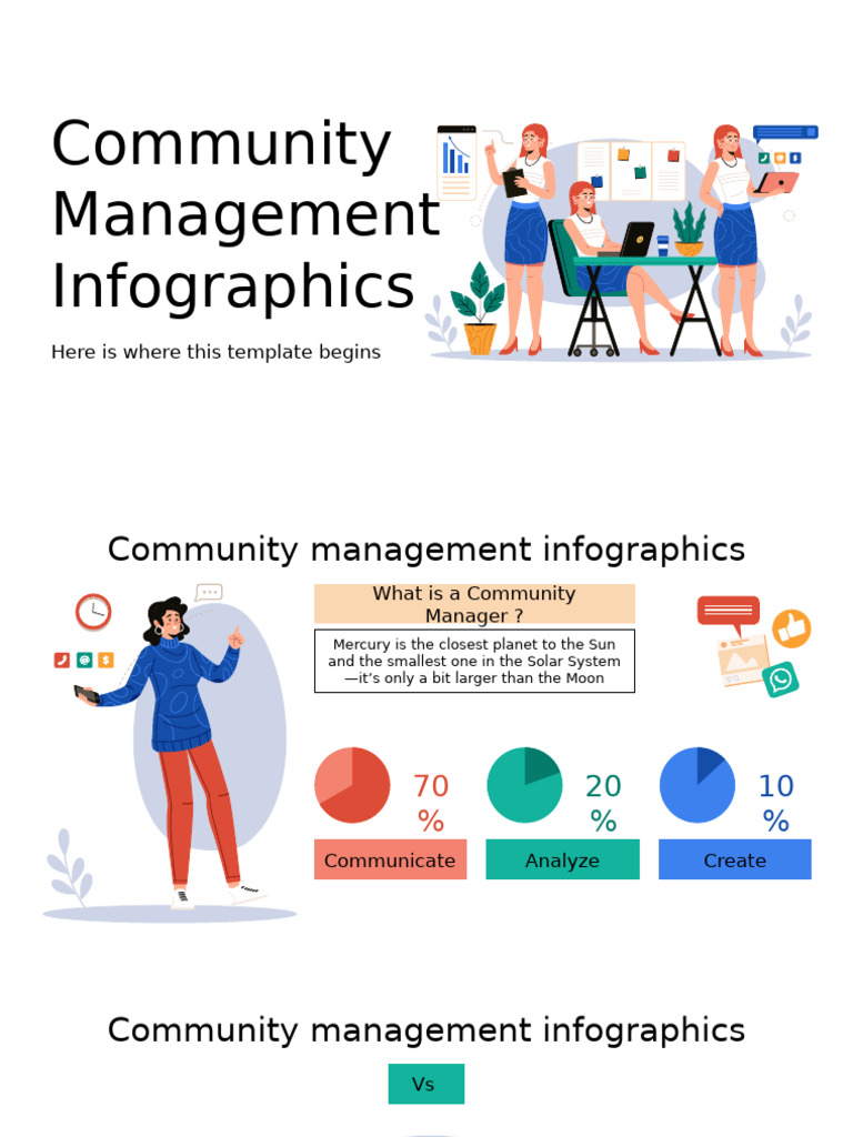 Community Management Infographics by Slidesgo | PDF | Planets | Planets ...