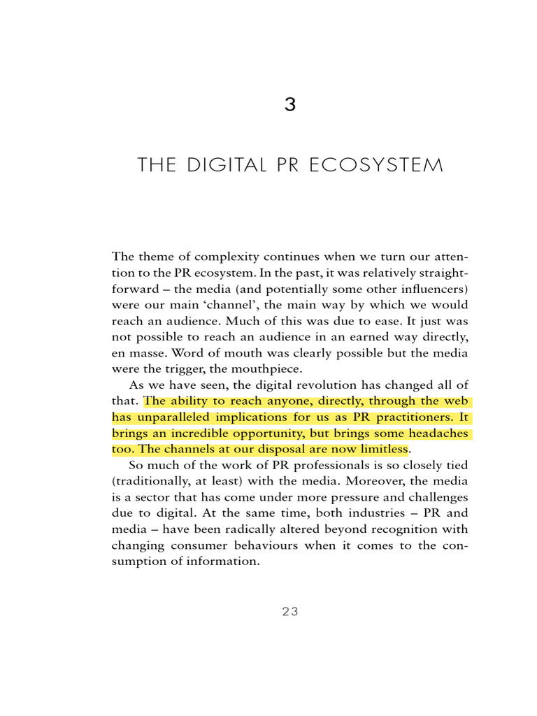 Understanding the Digital PR Ecosystem | PDF | Communication | Marketing