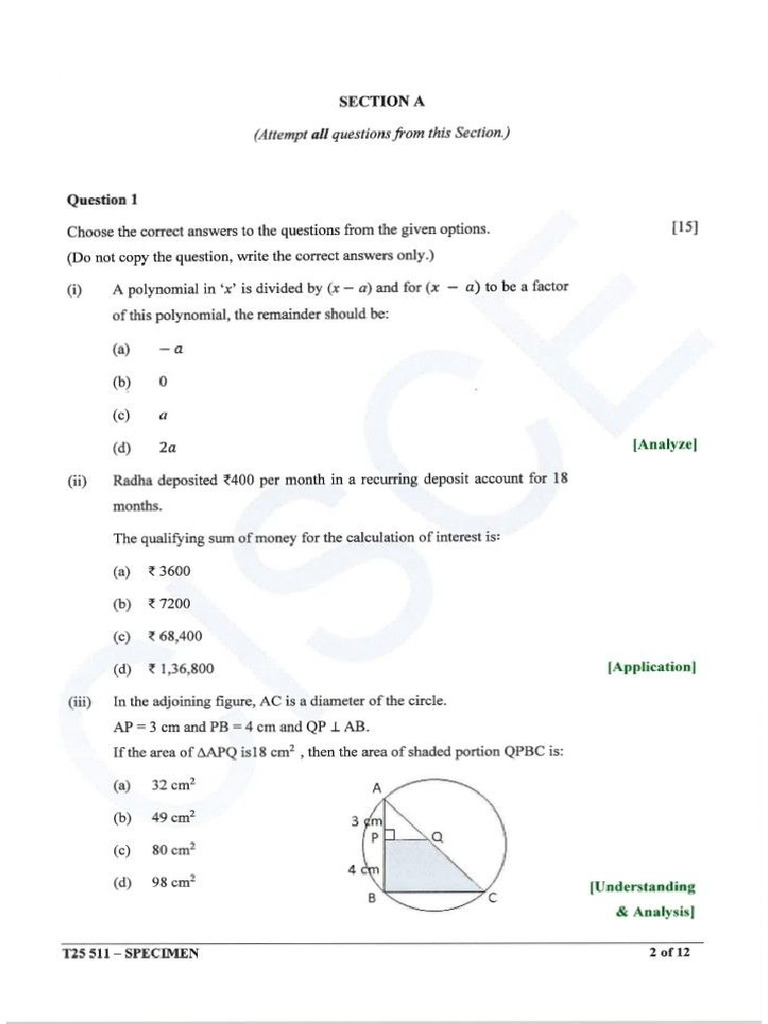 Maths 2024 | PDF