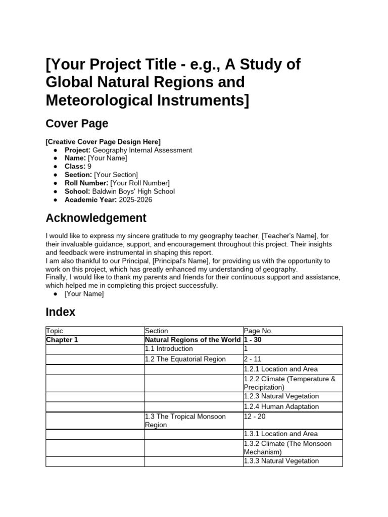 Natural Regions & Meteorological Tools | PDF | Rainforest | Rain