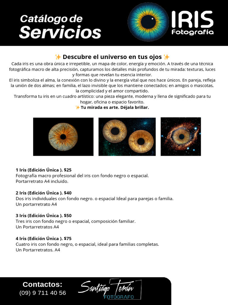 Fotografía Artística del Iris en Quito | PDF