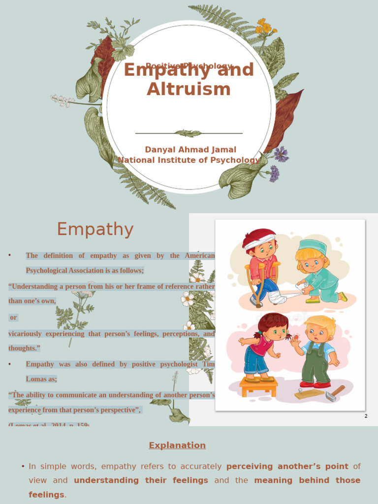 Empathy and Altruism | PDF | Altruism | Empathy