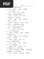 South Australian Spelling Test Form B | PDF | Language Arts