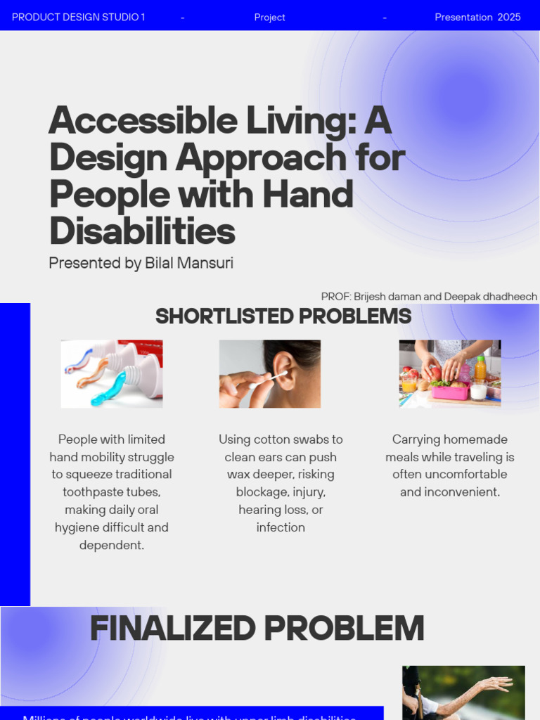 Accessible Toothpaste Dispenser Design | PDF | Disability | Caregiver