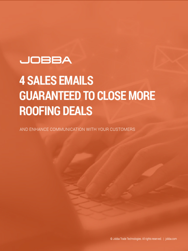 4 Sales Emails to Boost Roofing Deals | PDF | Communication | Business