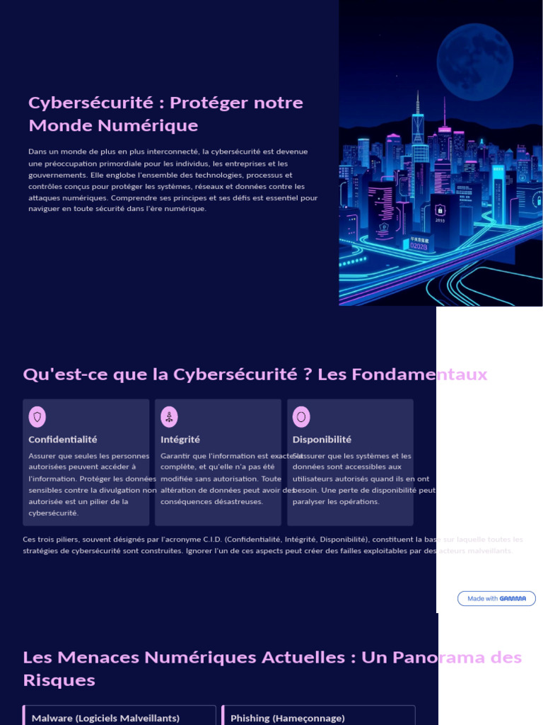Cybersécurité : Guide de Protection Essentiel | PDF | Sécurité ...