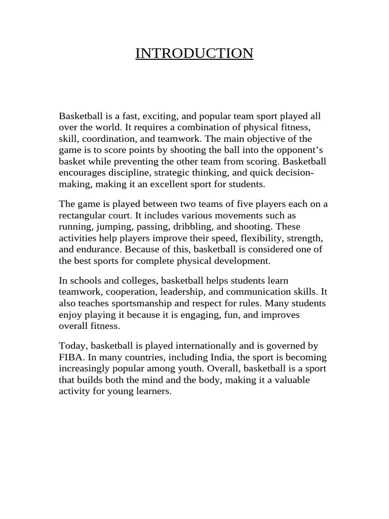 Comprehensive Guide to Basketball Basics | PDF | Basketball Positions ...