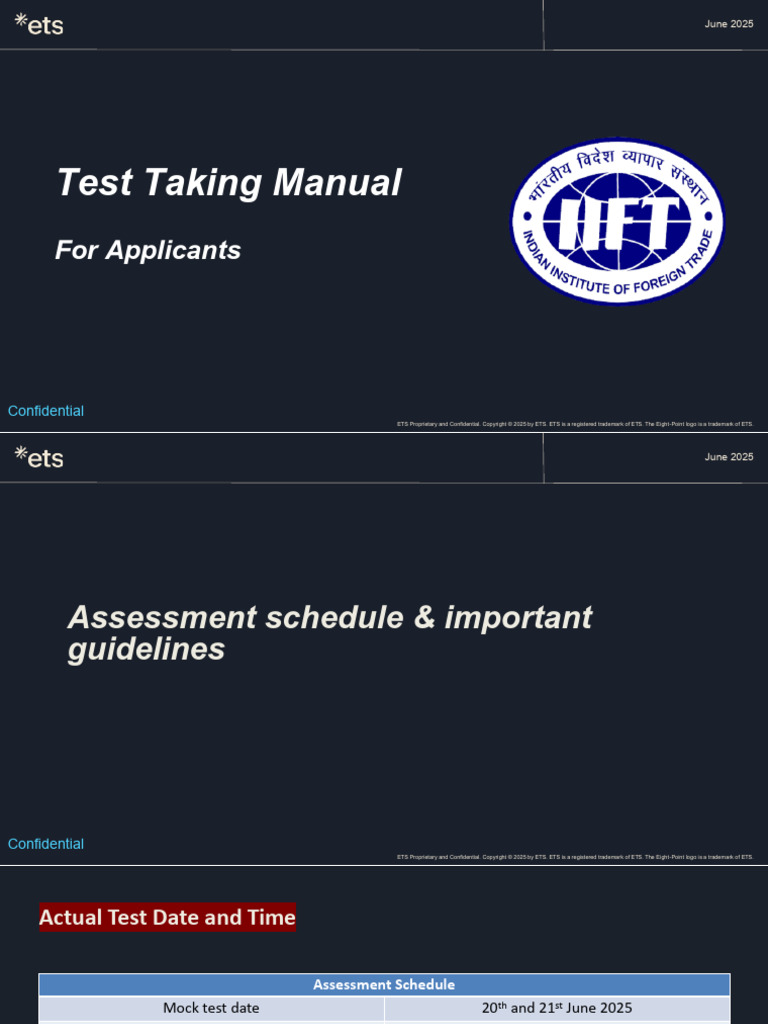 ETS Test Taking Manual June 2025 | PDF | Internet | Safari (Web Browser)