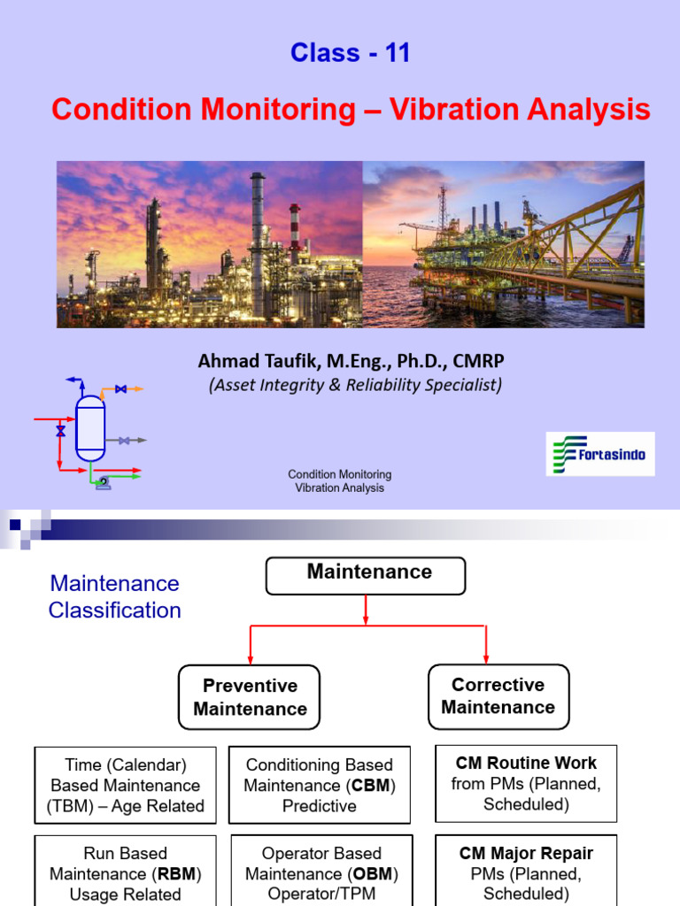 Class 11- Condition Monitoring - Vibration Analysis | PDF | Frequency ...