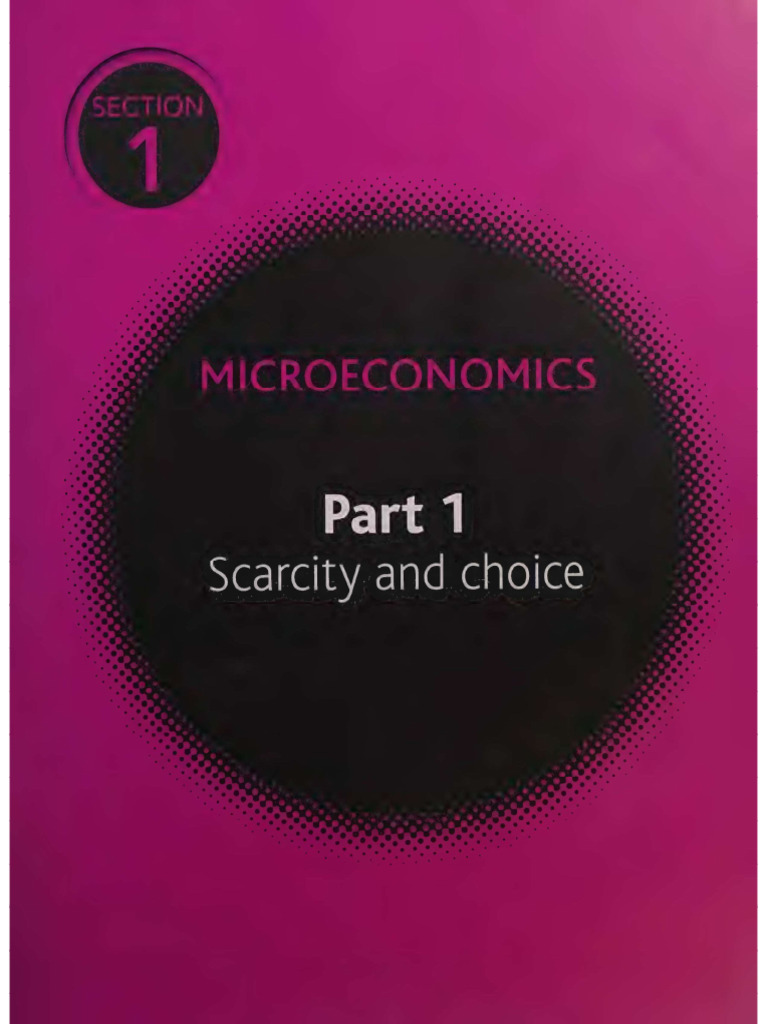 Chapter 1 - Introduction To Economics 1 | PDF