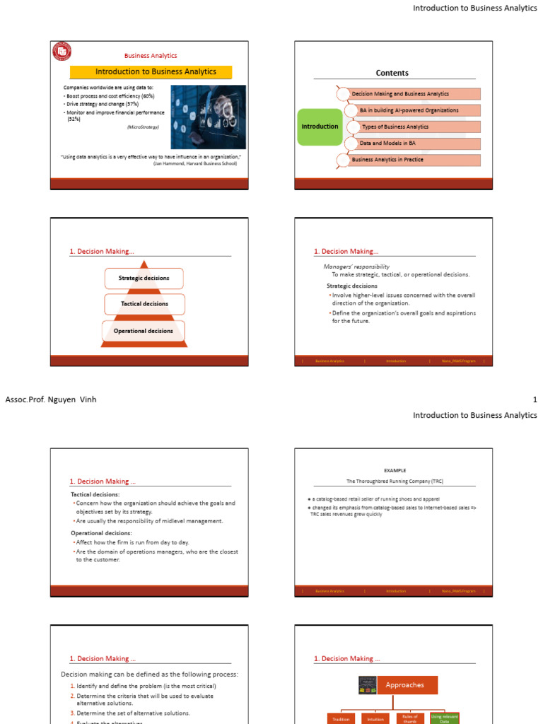 Business Analytics Overview and Techniques | PDF | Analytics ...