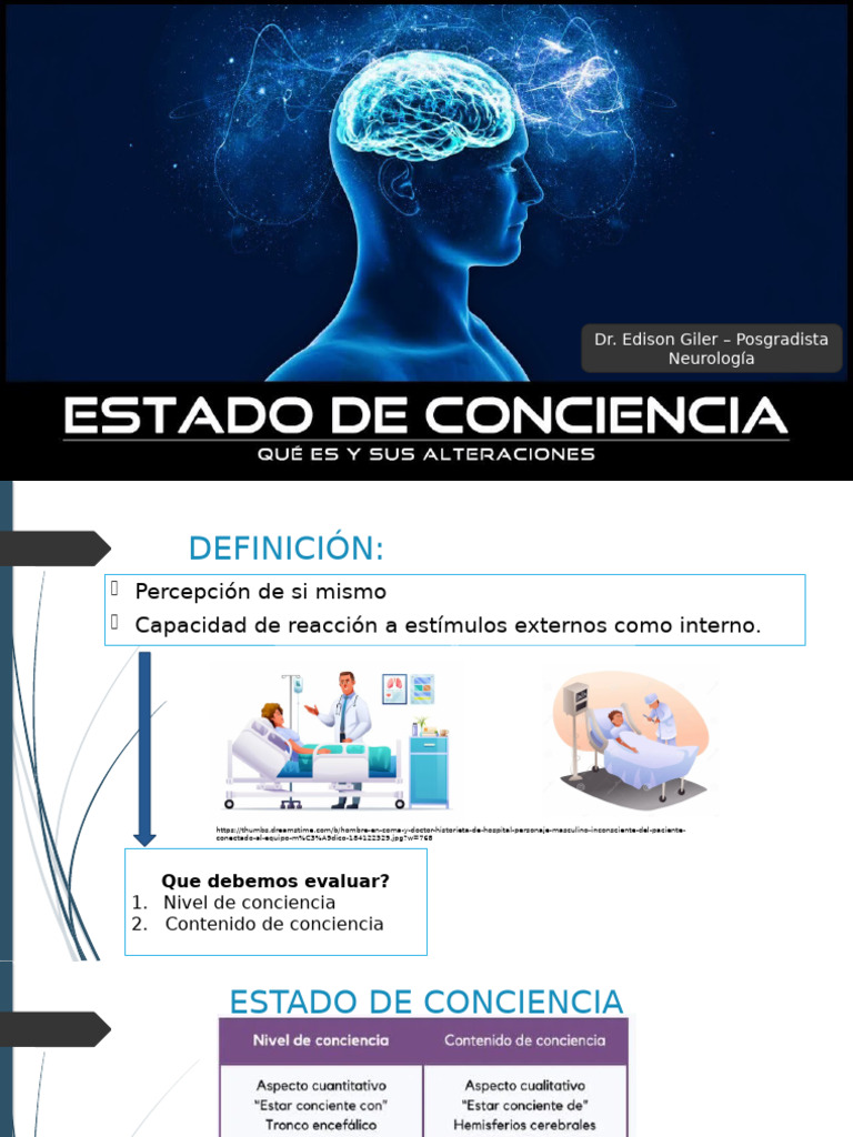 Alteracion Del Estado de Conciencia | PDF | Coma | Neurología